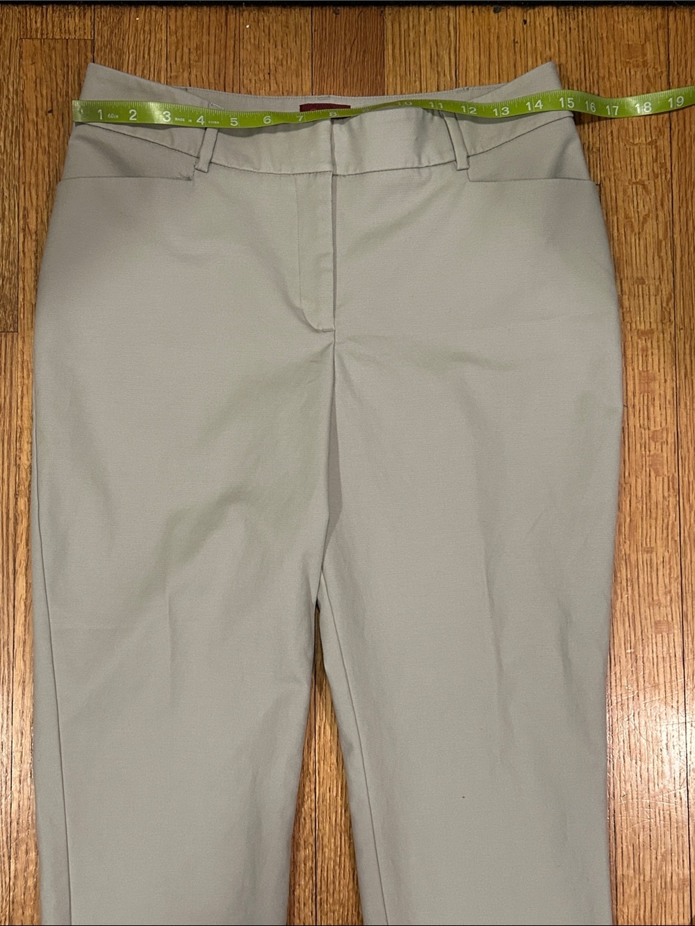 212 Collection Straight Leg Pants in Light Tan-Natural Fit Size 8 - Picture 4 of 11